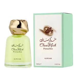 Al Rehab Choco Musk Pistachio for Unisex Eau de Parfum Spray, 3.4 Ounce