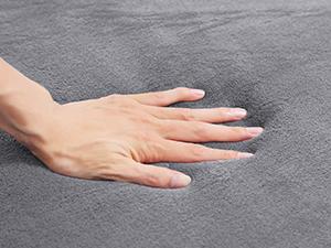 Huloo Sleep Ultra Soft Memory Foam Play Mat for Tummy Time, 1.3" Thick Non-Slip Crawling Mat, Non-Toxic Velvet Nursery Floor Mat