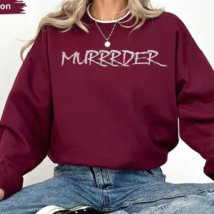 Murrrder Sweatshirt Funny Scottish Accent Shirt Reality TV Fan Gift Dramatic Host Murder Mystery X