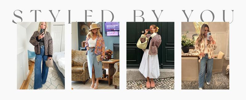 Naeduo Women's Cropped Floral Quilted Jacket Cardigan Printed Lightweight Open Front Padded Puffer Coat