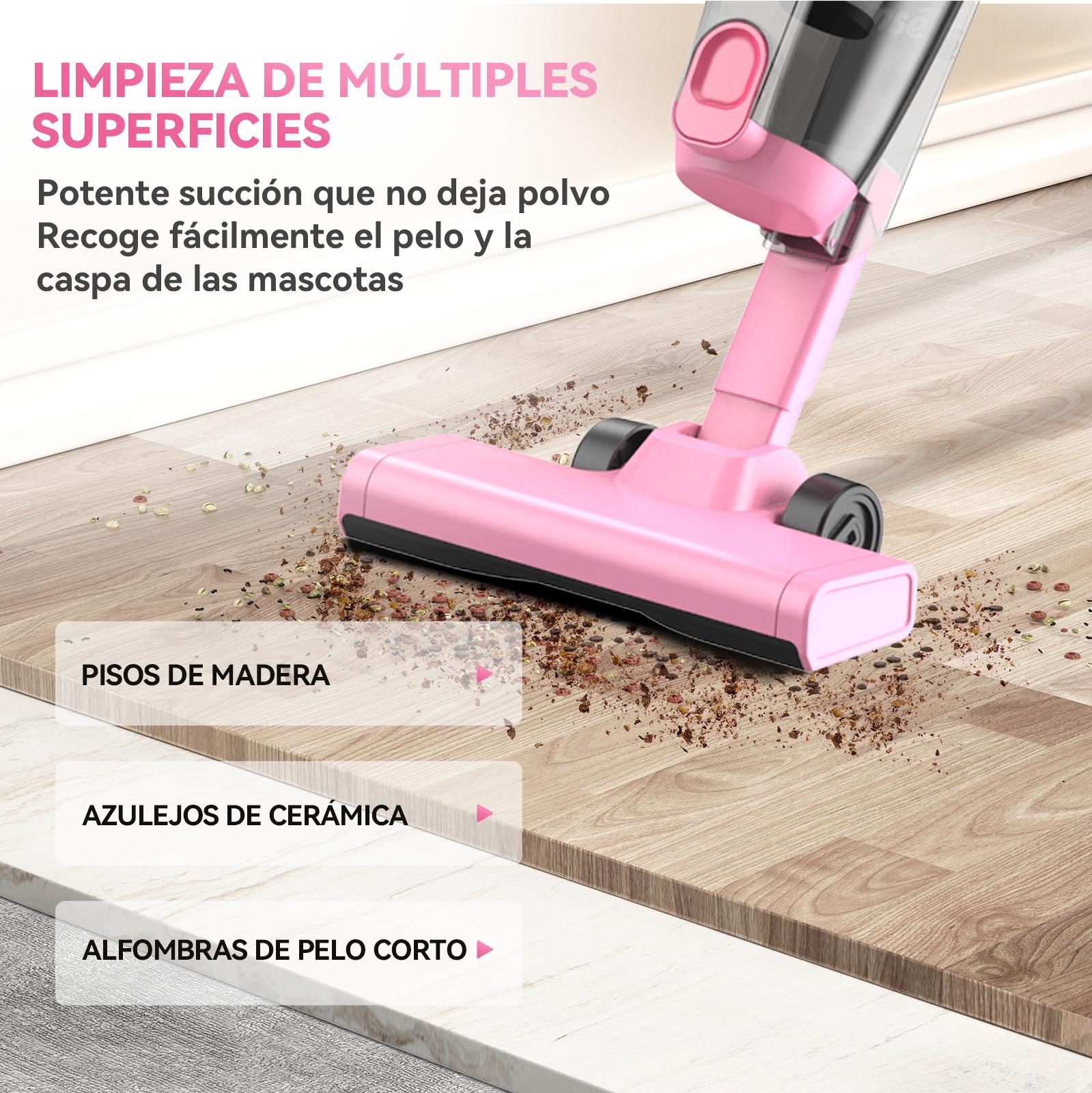 [Promoción] INSE R6X Aspiradora Escoba con Cable 600W 15KPa, Ultraligera sin Bolsa, 3 en 1 de Mano para Hogar, Alfombra, Suelo Duro, Pelo de Mascotas y Coche