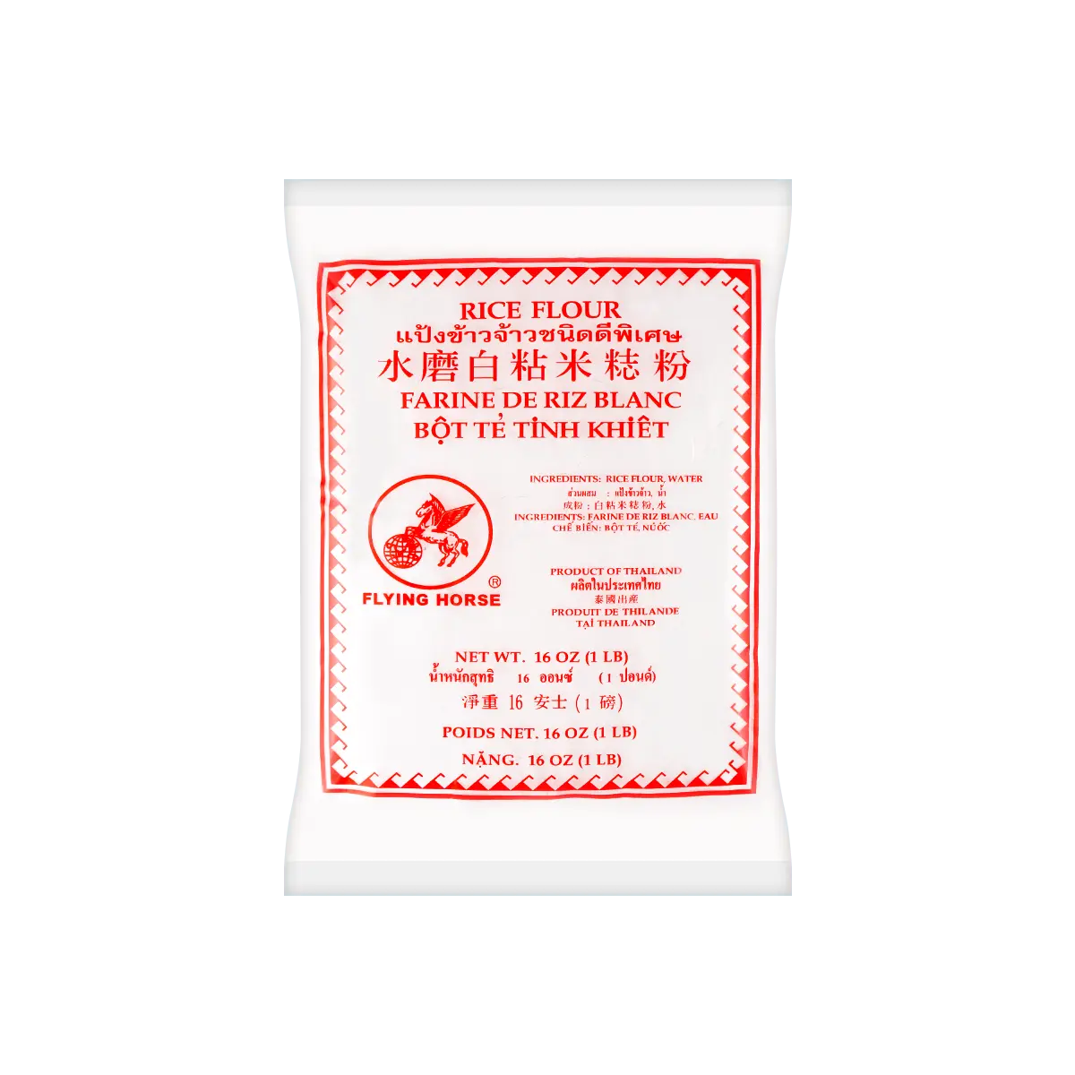 FLYING HORSE Rice Flour Red 16oz