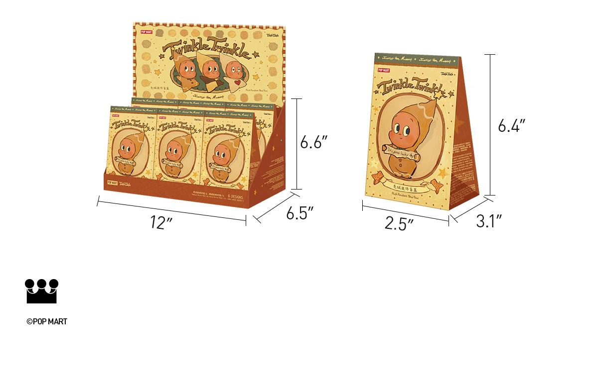 POP MART Twinkle Twinkle Savor the Moment Series-Fresh-Baked Mini Cookies Plush Pendant Blind Box