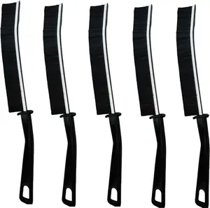 Thorough cleaning -5 items. Duty gap cleaning brush set hard bristle scrubber, suitable for bathroom tiles, kitchen grout, window tracks and narrow Spaces, multi-surface household cleaning tool
