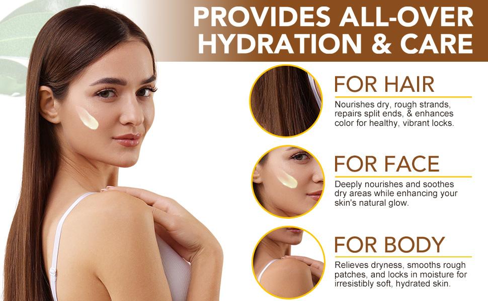 Shea Butter, Shea Butter Raw Organic, Soothes, Nourishes and Softens Dry Skin, Raw & Undefined Shea Butter Suitable for All Skin Types-7.8 oz