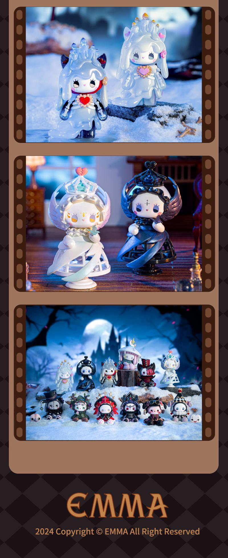 LUCKY EMMA Secret Forest Blizzard Manor Lodge Series Blind Boxes, Trendy Toy Creative Figurine Decorations