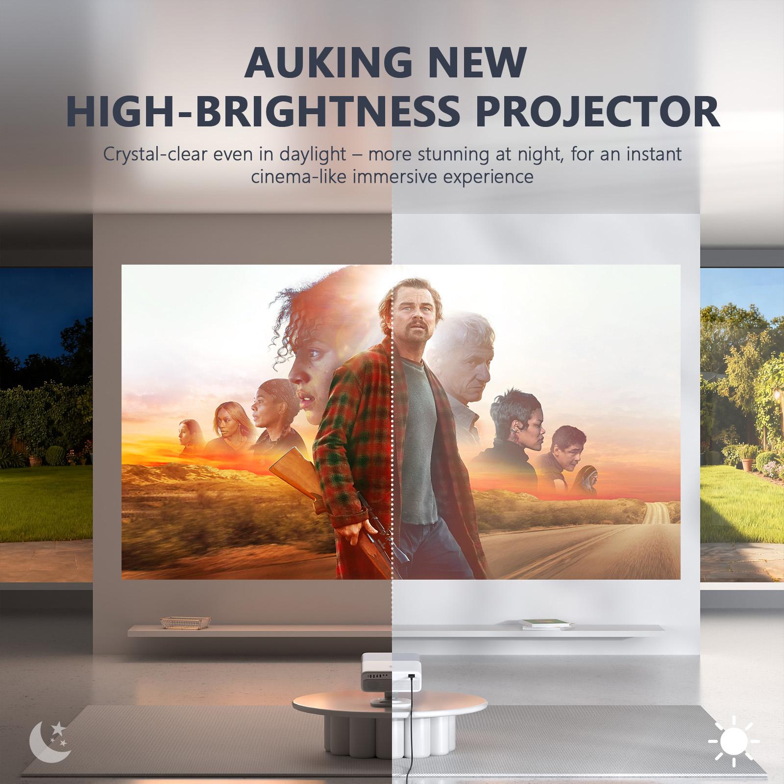 AuKing Native 1080P 1000 Ansi lumen Projector with Netflix Officially, 3D DoIby Sound Auto Focus and Auto Keystone Video Projector, WiFi and Bluetooth Movie Projector, Huge Display and 50% Zoom AuKing Native 1080P 1000 Ansi lumen Projector with Netflix Officially, 3D DoIby Sound Auto Focus and Auto Keystone Video Projector, WiFi and Bluetooth Movie Projector, Huge Display and 50% Zoom