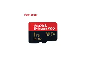 SanDisk 1TB Extreme PRO A2 microSDXC Card UHS-I U3 V30 Read Speed up to 200MB/s for 4K UHD Video (SDSQXCD-1T00-GN6MA)