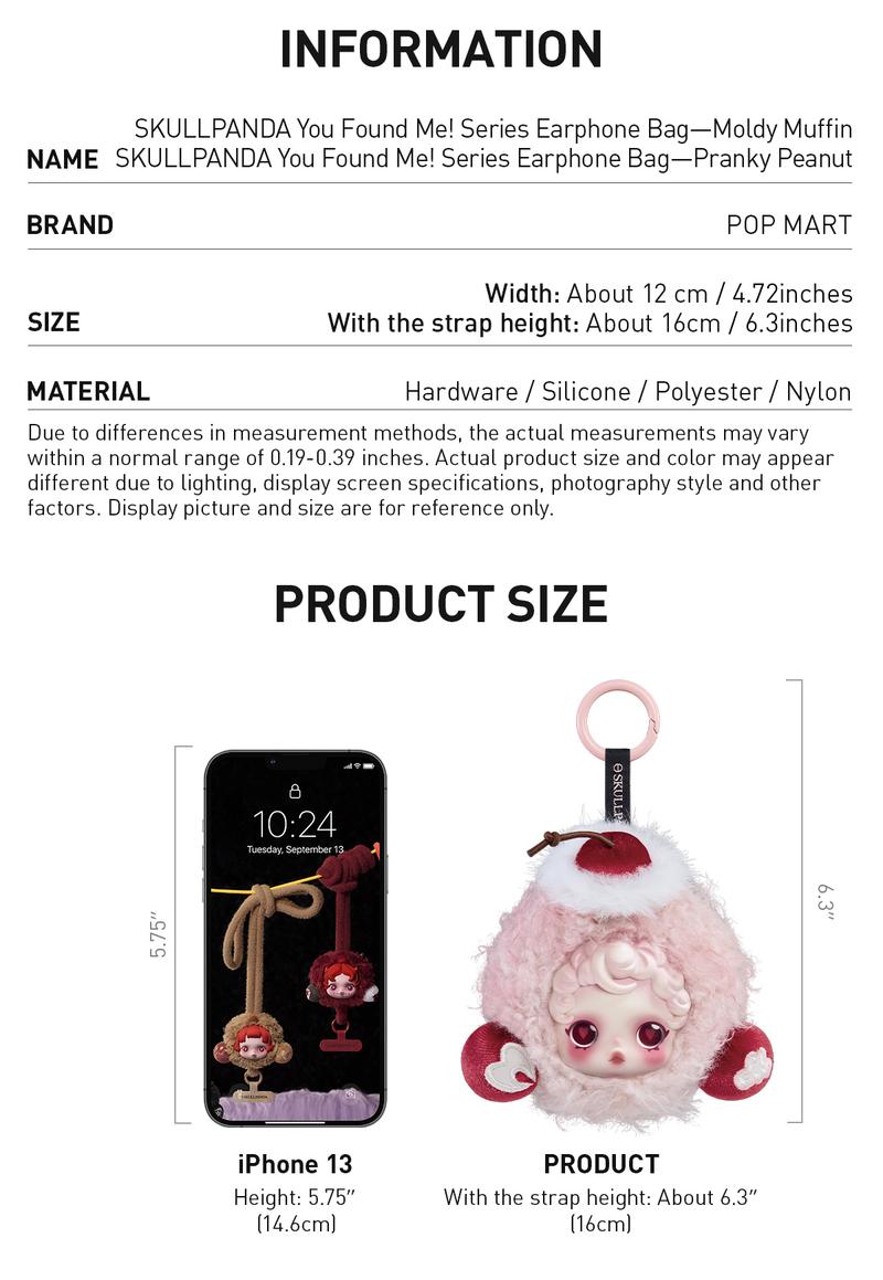 [Spanish] – SKULLPANDA You Found Me! Series – Bolsa para Audífonos