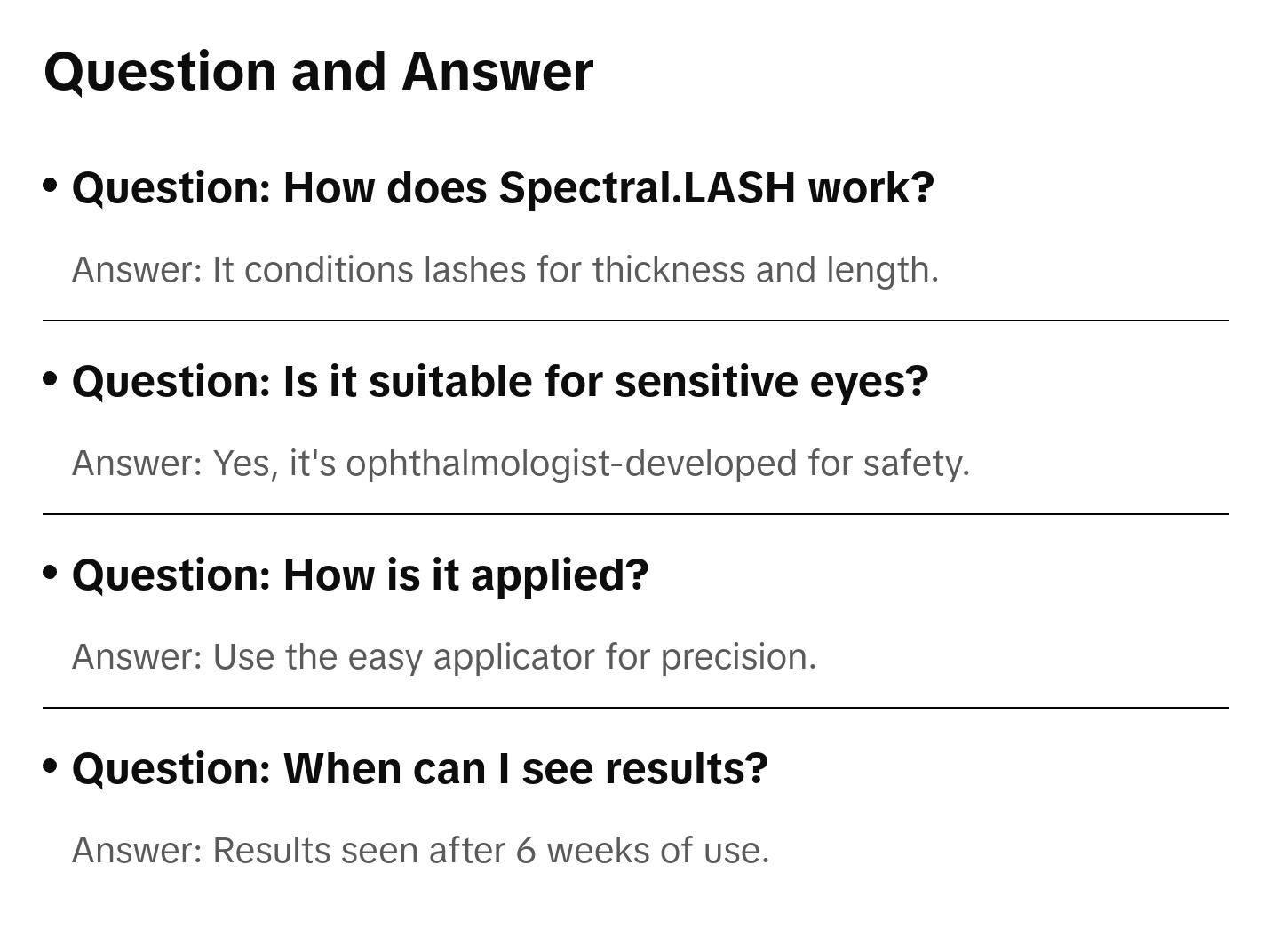 Spectral.LASH | Multi-Peptide Eyelash Revitalizing Serum