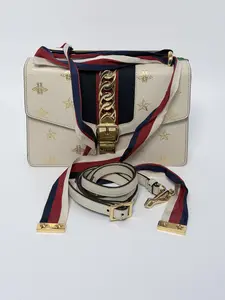 Pre-owned GUCCI Leather Crossbody Bags authentic Sylvie Crossbody Bag SH068GG