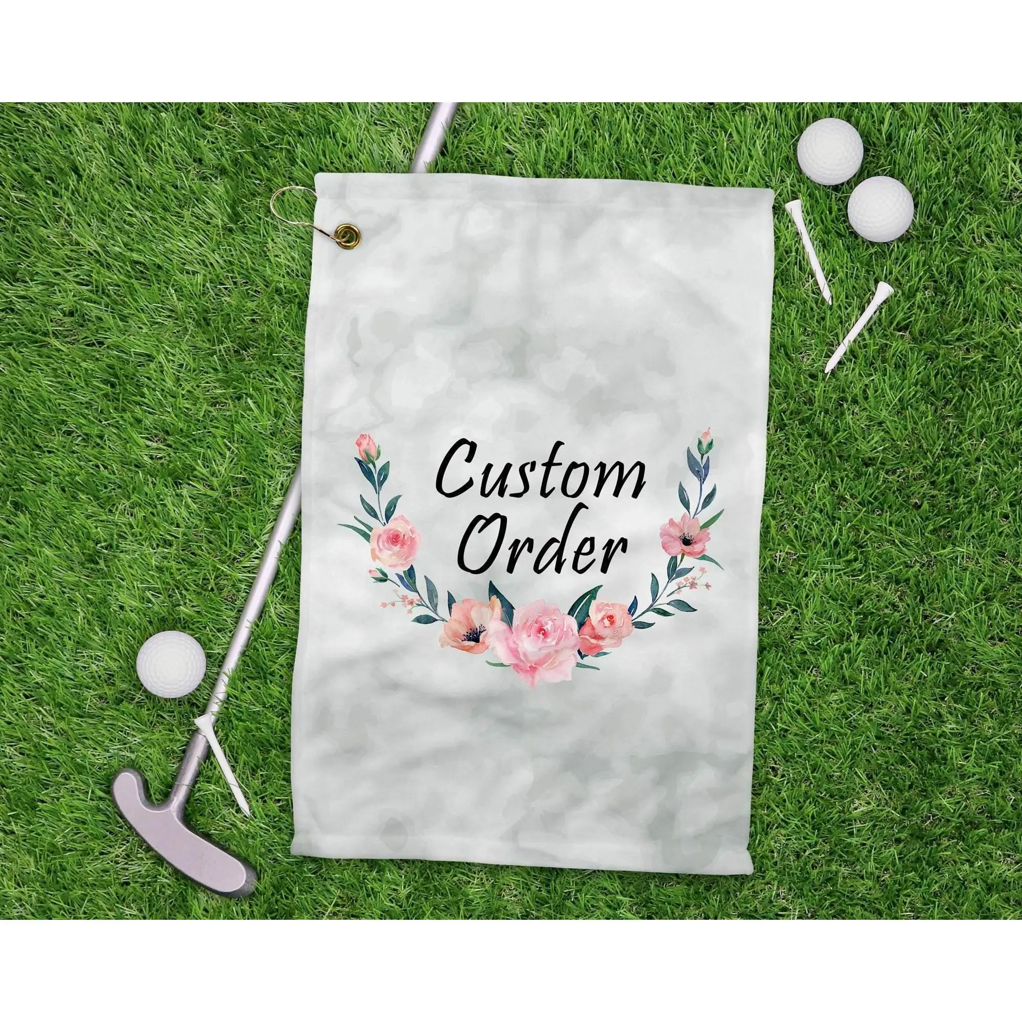 Personalized Golf Accessories | Custom Golf Towel | Custom Order