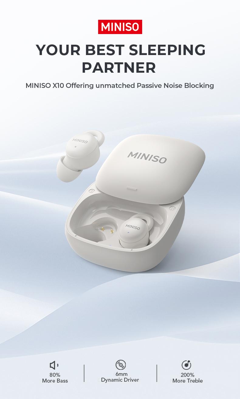 MINISO X10 Mini Invisible Headphones Bluetooth 5.4 True Wireless In-Ear Earphones sport Audio Earbud audifonos bluetooth wireless headphones noise cancelling headphones gamingheadset