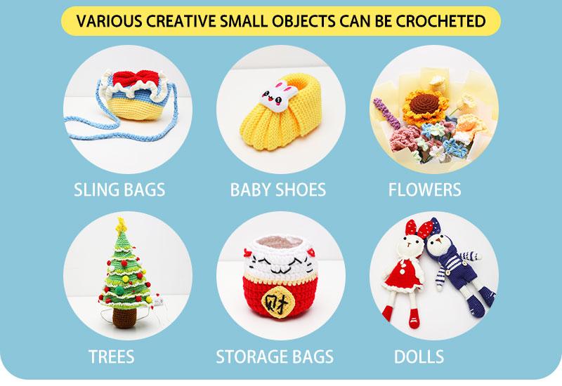 CozyKnots Crochet Starter Kit, DIY Kit, Knitting and Crochet, 58 pc tools