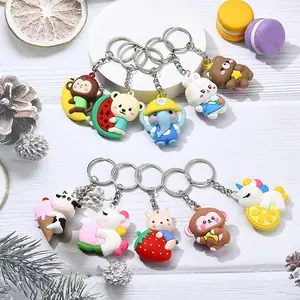 Christmas decorations Gifts Keyring, mini Cute Keychain Classroom Prizes, Birthday Christmas party Gift, Gift pack fillers