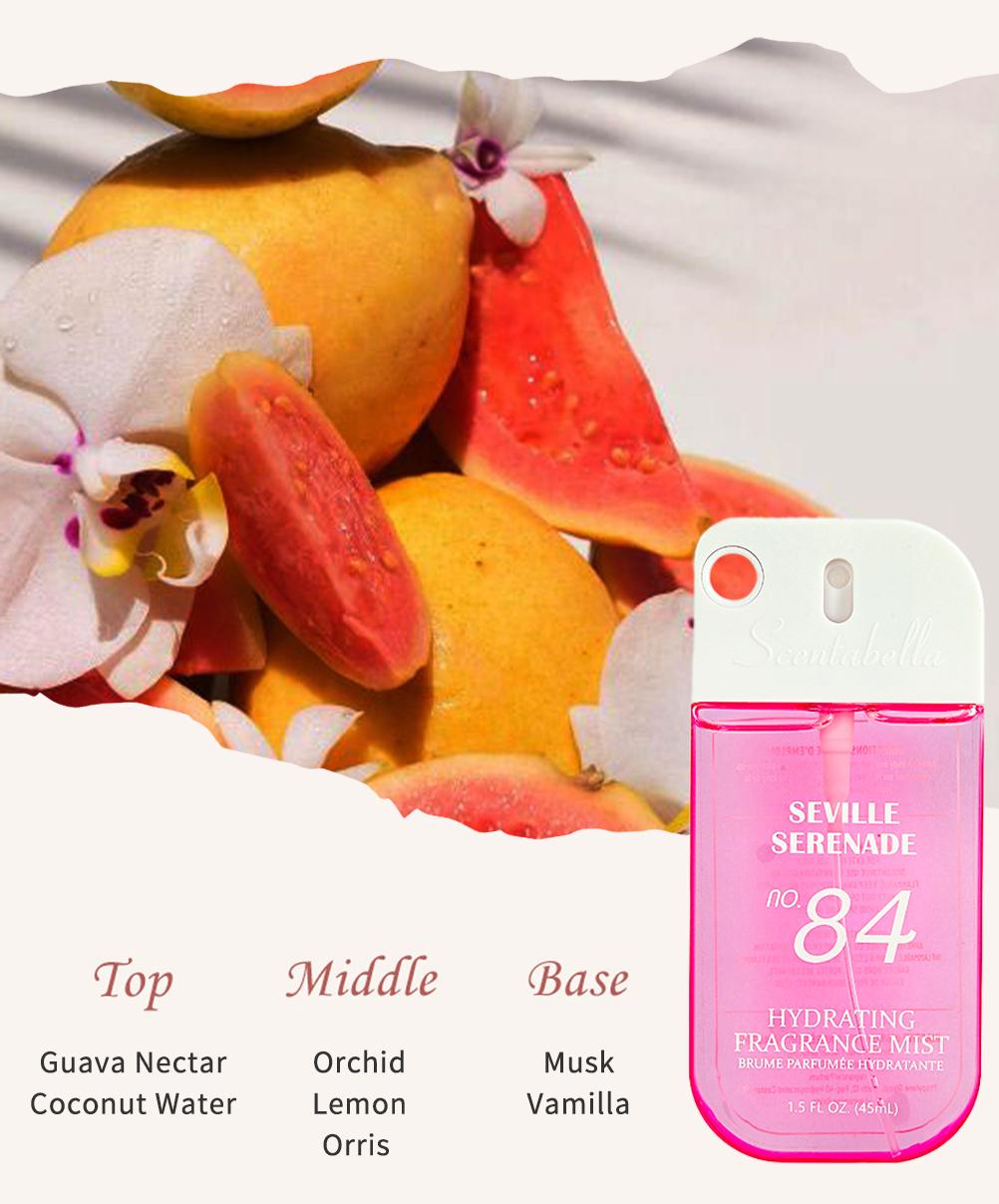 8 Scents Travel-Size Body & Hair Fragrance Mist (1.5 fl oz) - Long-Lasting Fruity & FloralFragrance for Women, Dates & Gifts
