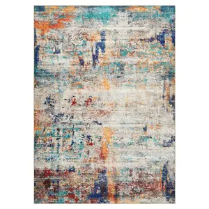 GARVEE Area Rugs 8x10 for Living Room Bedroom, Modern Abstract Machine Washable Large Multicolor Rug Soft Rug, Floor Carpet with Non Slip Backing for Dining Room