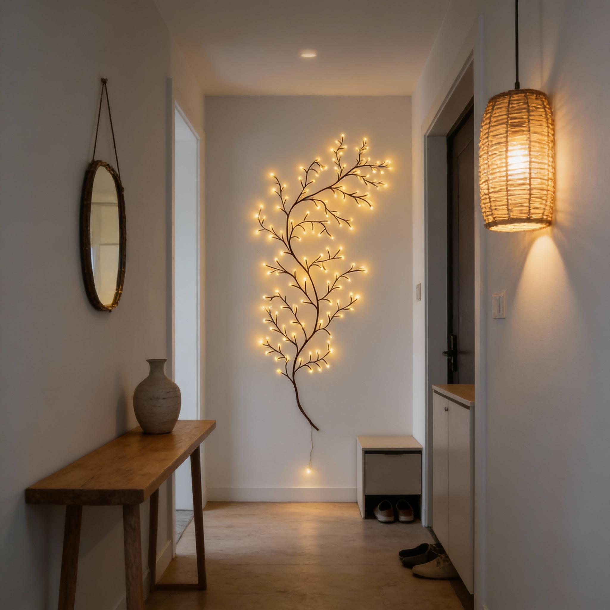 Upgraded 144 LED lights, extended branch-shaped design, 1-piece set, USB-powered decorative lights, ambient night light decoration, perfect for home parties, weddings, holiday celebrations, and Christmas. Cherry Lamp