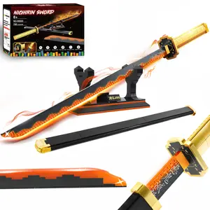 TOKMOC 788 Pieces,Demon Building Block Set,39in Tsugikuni Yoriichi Building Block with Stand,Handmade Cosplay Anime Toy Building Set for Collecting and Gifting Model for Anime fans,Home Decoration,For aged 12 and above,Stress relief toy,66020