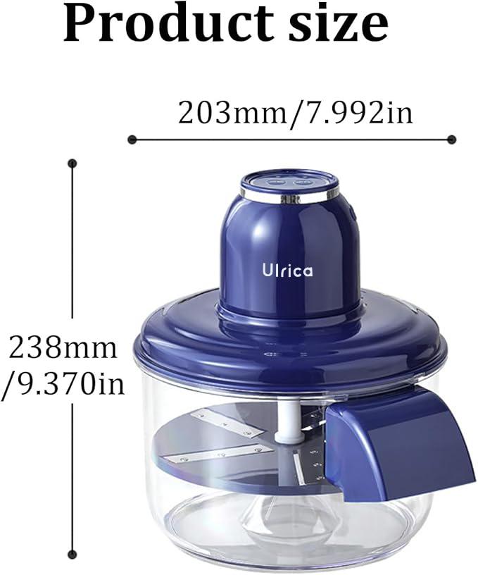 ULRICA Electric Peeler Automatic Portable Fruit Vegetable Skin Remover for Garlic Grapes Cherry Tomatoes Chestnuts & More Rechargeable 1300mAh Battery Type-C Charging Easy to Use & Clean Handy Kitchen Gadget Gift