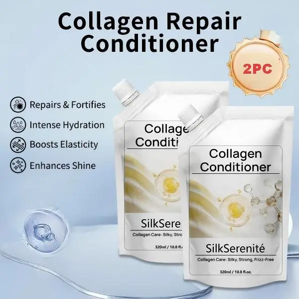 【2-Pack】Collagen Conditioner - Instant Hydration & Repair for Dry, Damaged Hair!
