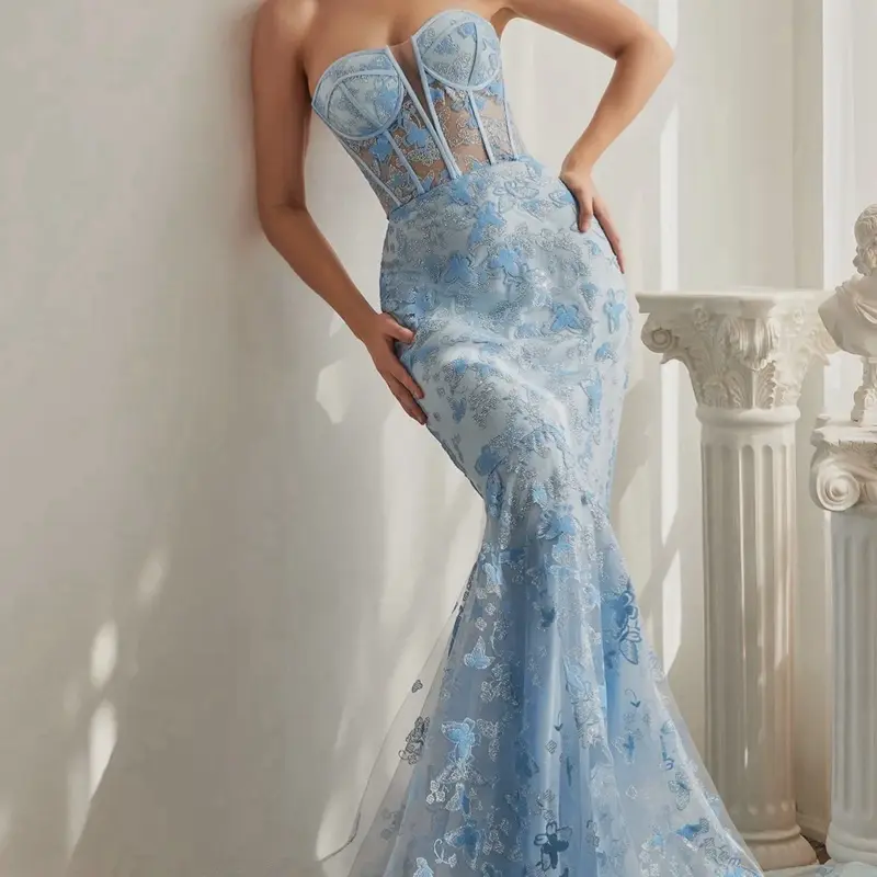 Butterfly Corset Gown