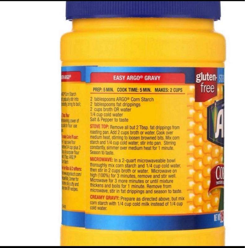 2 pack Gluten-Free Corn Starch Thickening Powder,16 oz