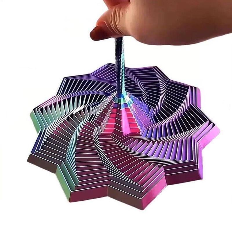 Rainbow 3D Expandable Fidget Toy | Pop-Up SensoryStress Relief for Kids & Adults