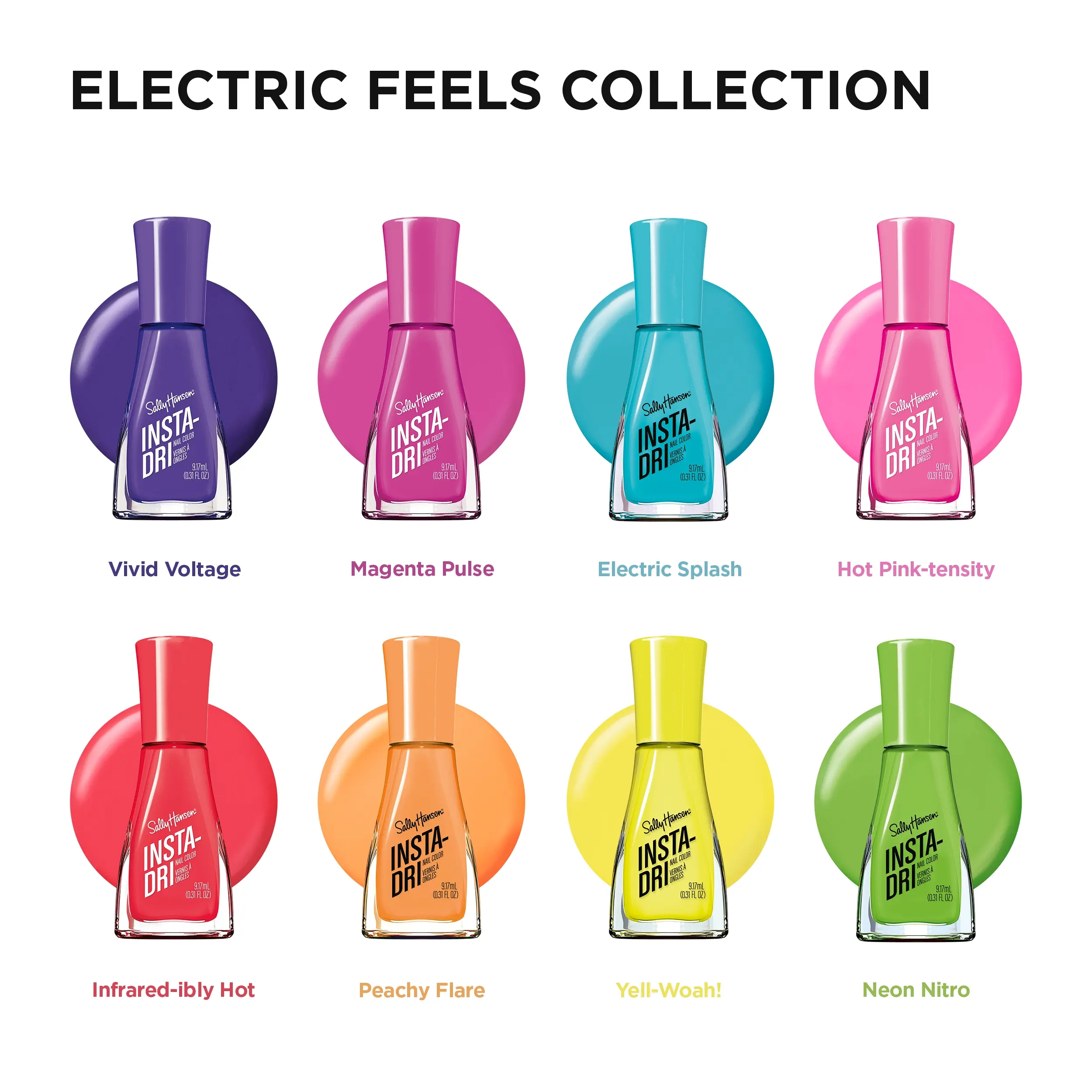 Sally Hansen Insta-Dri Electric Feels Nail Polish