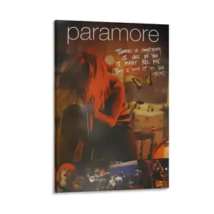 Paramore concert poster (butterfly design), suitable for living rooms and other settings.