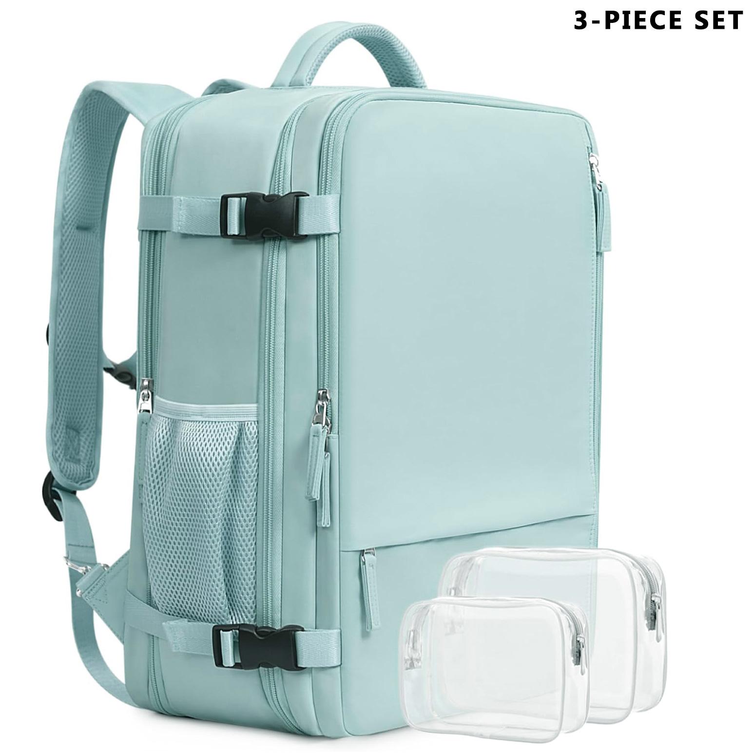 Simple Multi-Compartment Business Laptop Travel Bag Lightweight Zipper Luggage Backpack, Preppy Backpack, Large-Capacity Men’s Casual Travel Backpack, Women’s Computer Backpack, High School and Middle School Student Backpack, College Student Backpack