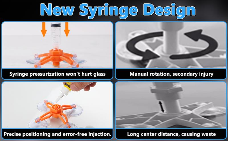 Windshield Repair Kit for Chips and Cracks, Rock Chip Repair Kit Windshield, for All Car Windshield Crack Repair Kit to Repair Scratches, with Curing and Pressurizing Device (Orange) Windshield Repair Kit for Chips and Cracks, Rock Chip Repair Kit Windshield, for All Car Windshield Crack Repair Kit to Repair Scratches, with Curing and Pressurizing Device (Orange)