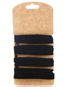 HEMP CORD CARD MULTI BLACK