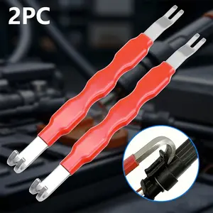Automotive Wiring Harness Plug Removal And Separation Tools Electrical Connector Separator Tool Universal 2pcs Electrical Terminal Connector Removal Tools for Most Vehicles