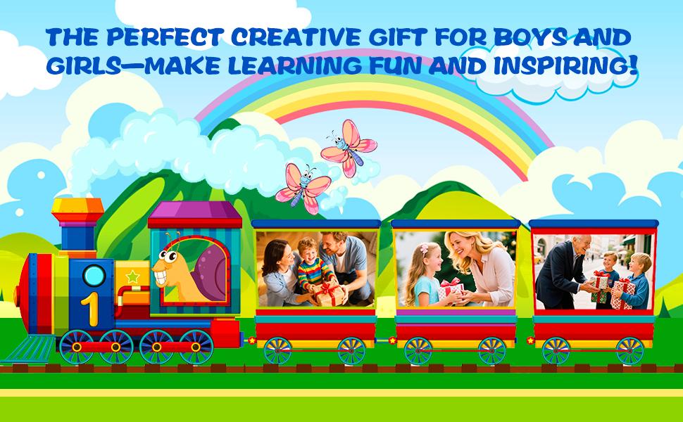 [Back-To-School Season]2026 LumiKidz Maigc Grooved Handwriting Workbooks,Writing Practice Book,Large Portable Copybooks Box Pack Notebook For Kids Ages 4-7,First Grade,Kindergarten Workbooks Stationery Set School Supplies,Christmas Gifts For Grandkids