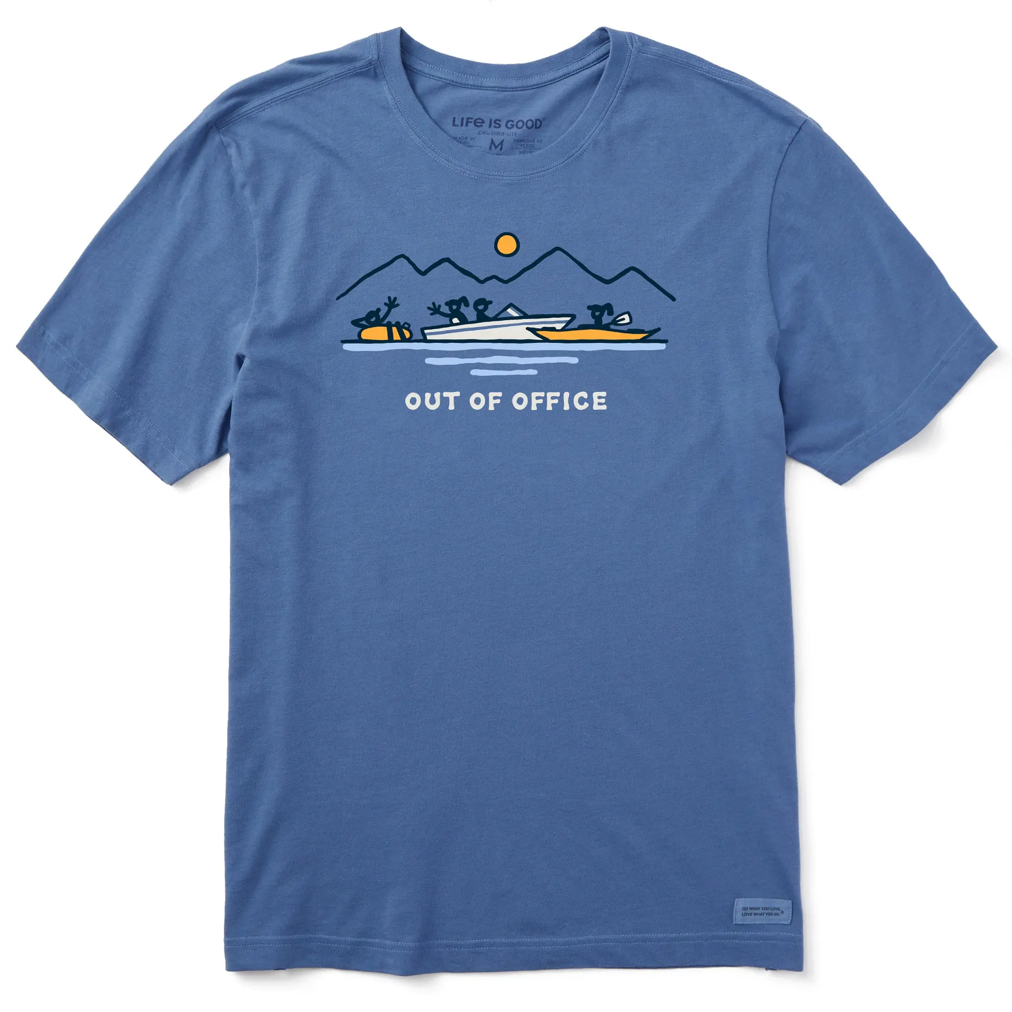 Men's Boat Party Out of Office Short Sleeve Crusher Tee