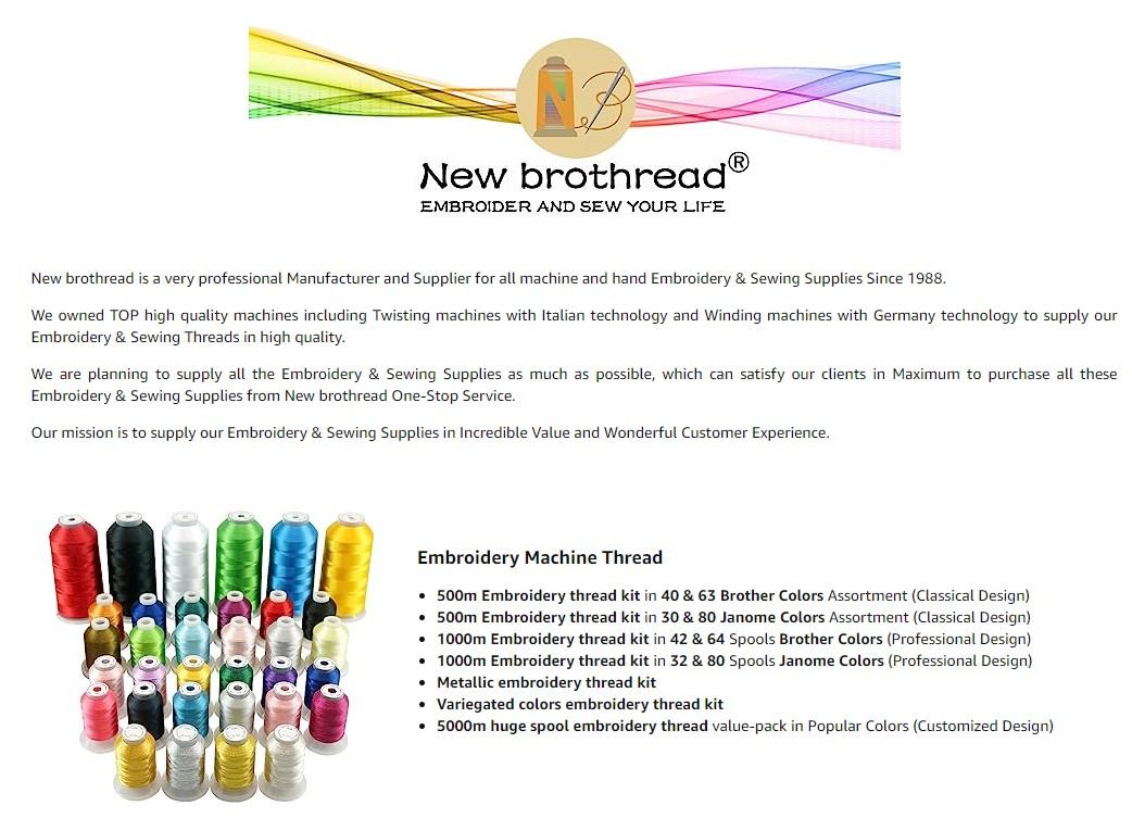 25 Colors Variegated Polyester Embroidery Machine Thread Kit 500M (550Y) Each Spool for Brother Janome Babylock Singer Pfaff Bernina Husqvaran Embroidery and Sewing Machines