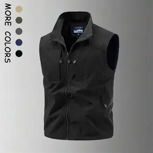 Men's Casual Multifunctional Outdoor Fishing Vest - Breathable Mesh Design | Multi-pocket storage, very suitable for outdoor hiking, jogging, fishing, gym exercise or daily casual wear, it is an essential practical item in men's wardrobe.