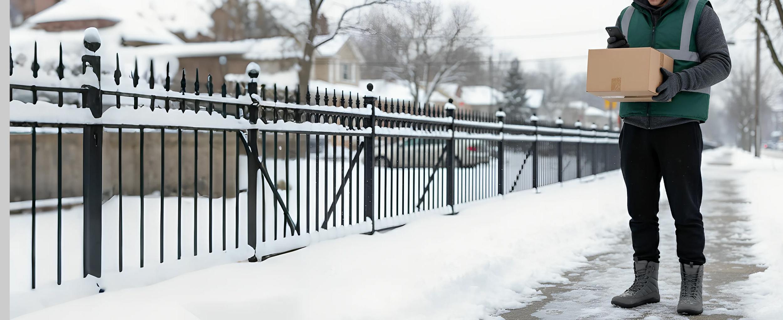 Airhas Men's Winter Barefoot Boots Barefoot Snow Boots with Wide Toe Box Zero Drop Sole Warm Water Repellent Minimalist Sneakers