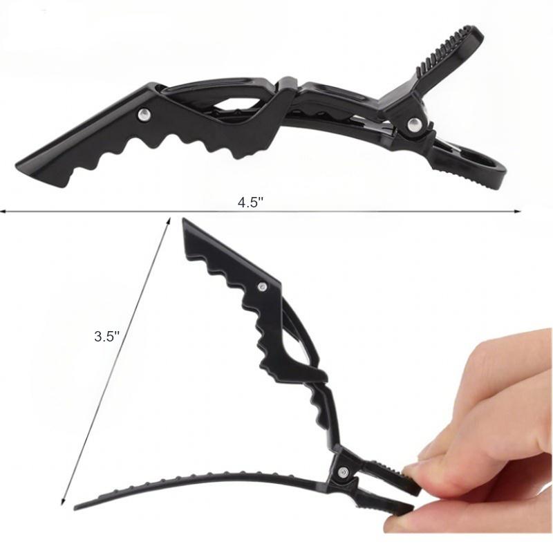 Sunny Hair Crocodile Hair Clips Professional Hair Sectioning Clips Non-Slip Styling Clips for Hair Extensions