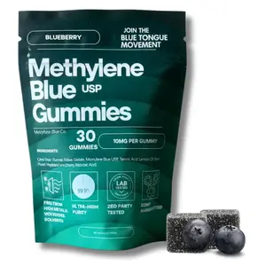 Methylene Blue Gummies 10mg 30ct, The First of its Kind, 3rd Party Tested, USP Grade