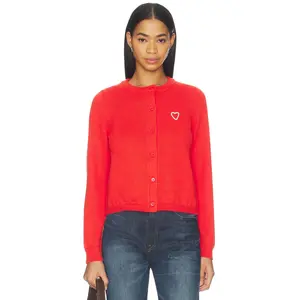 Stitches & Stripes Racine Cardigan in Picante Combo