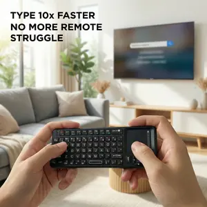 Universal Mini Wireless Keyboard-2.4G Rechargeable with Touchpad,Backlit, Ergonomic Design,Wide Compatibility Stable Connection phone accessory Bluetooth Keyboard Mechanical Gaming Keyboard computer mouse spreadsheet keyboard mat