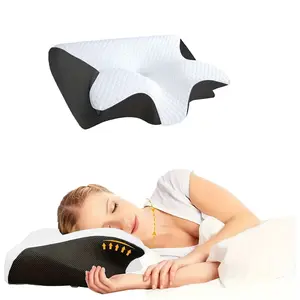 Sleep Apnea Pillow, Airway Pro Cervical Pillow for Neck Pain Relief, Orthopedic Memory Foam Neck Support Pillow for Side, Back & Stomach Sleepers, Anti-Snore Ergonomic Contour Pillow