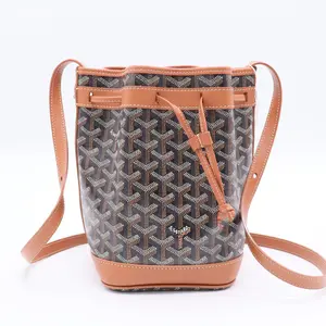 Pre-owned Goyard Coated Canvas Bucket bags Petit Flot Bucket Bag PM Twins LDJ3164