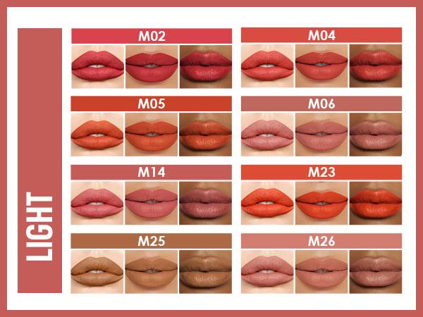 CARSLAN Matte Lipstick, Hydrating Lip Makeup, Highly Pigmented Lipstick with Moisturizing Formula, Lightweight, Smooth, Summer Gift For Women, Girl