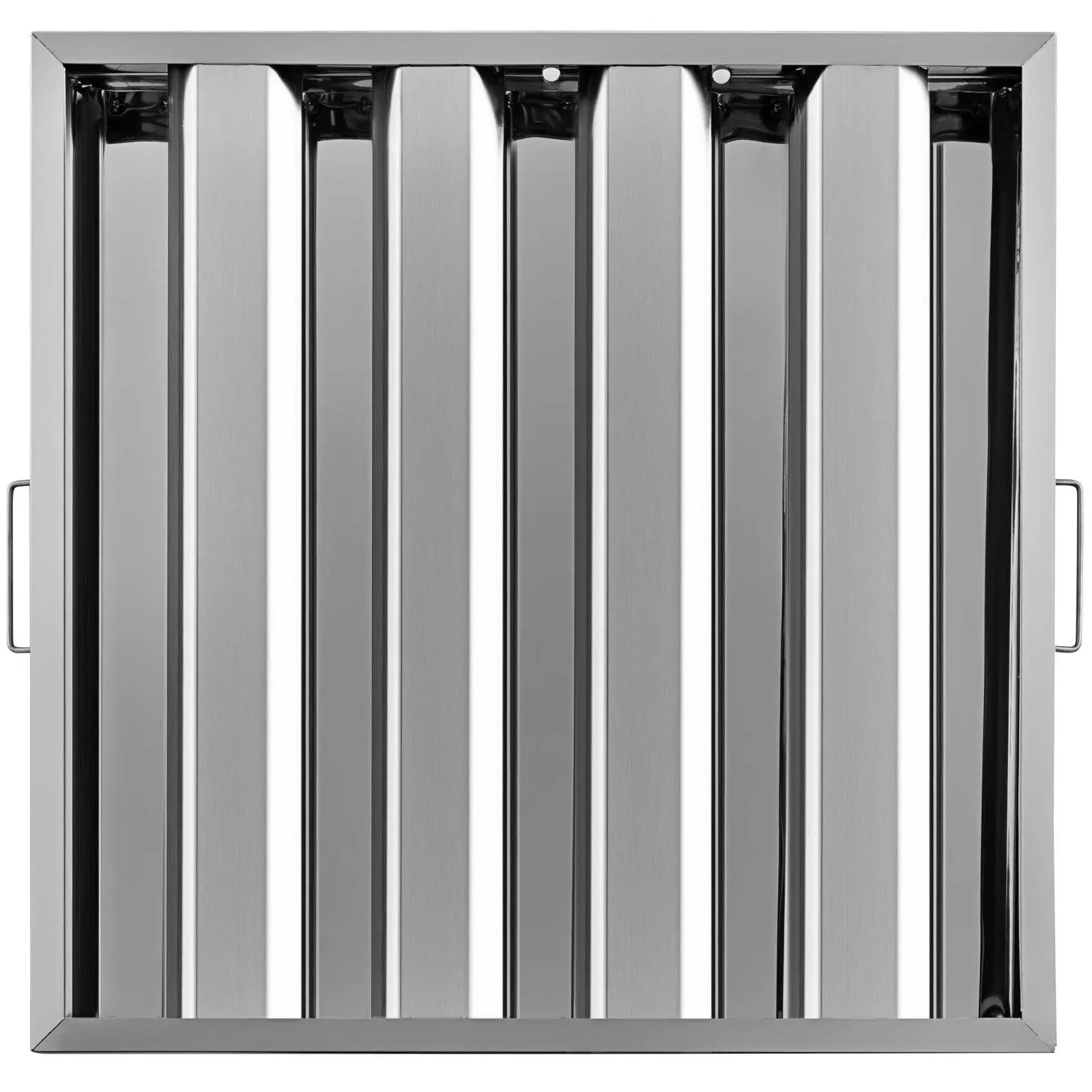 【Summerfinds】VEVOR Pack of 6 Hood Filters 19.5W x 19.5H Inch,  430 Stainless Steel 4 Grooves Commercial Hood Filters, Range Hood Filter for Grease Rated Commercial Kitchen Exhaust Hoods