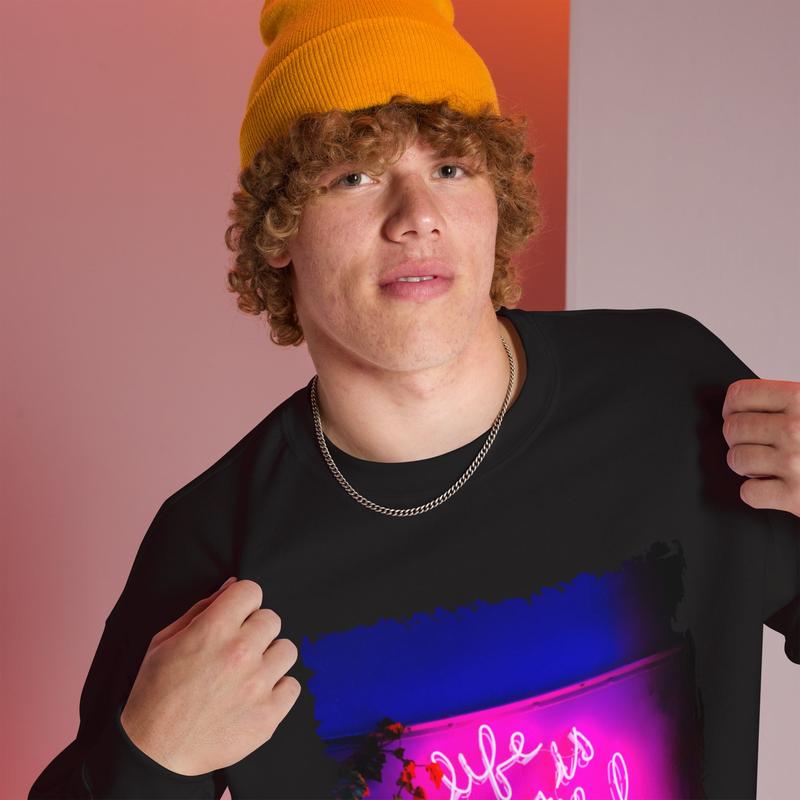 Life is Beautiful ❤️ - Unisex Sweatshirt (Available in Various Colors 💖💙💜)