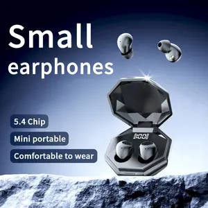 Bluetooth wireless earphones, gaming earphones, with active noise reduction function, sweat proof and waterproof earphones, earphones with wireless Bluetooth and ultra long playback time (black) wear