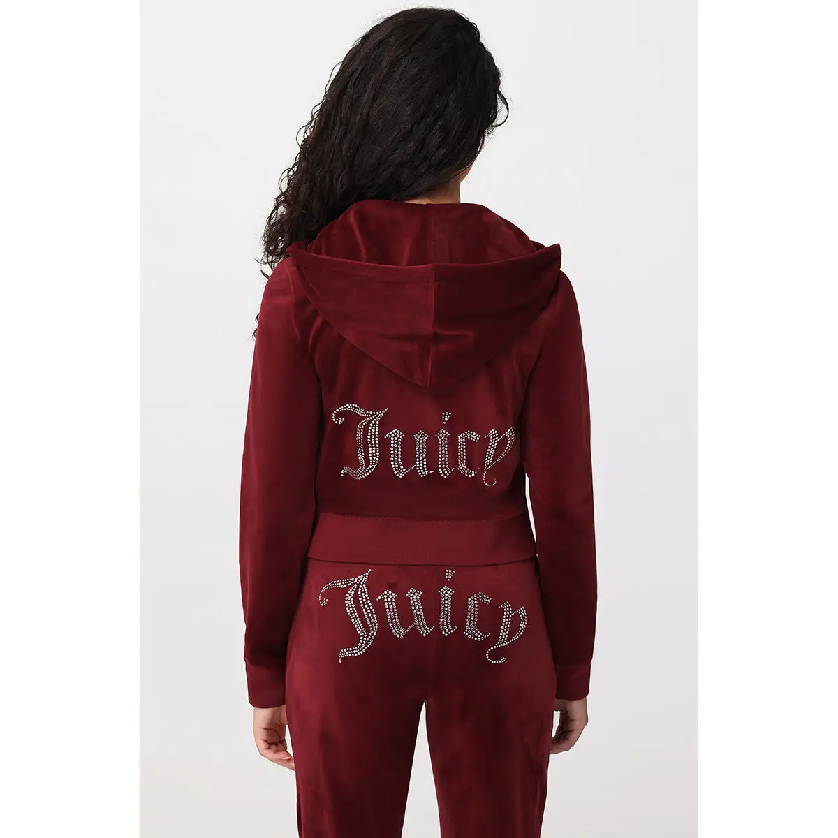 Juicy Couture OG Big Bling Velour Hoodie